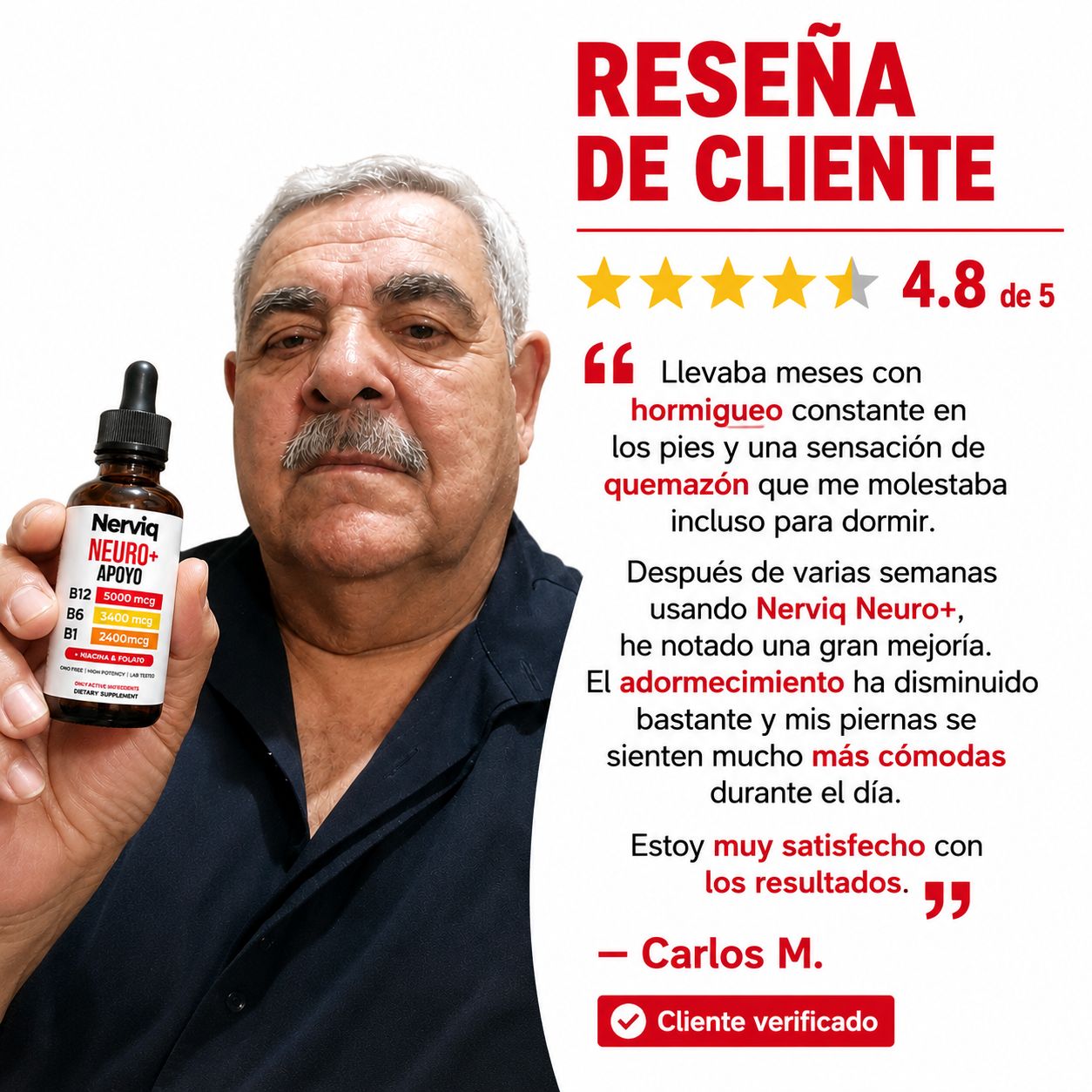Nerviq® Fórmula Avanzada para la Regeneración Nerviosa