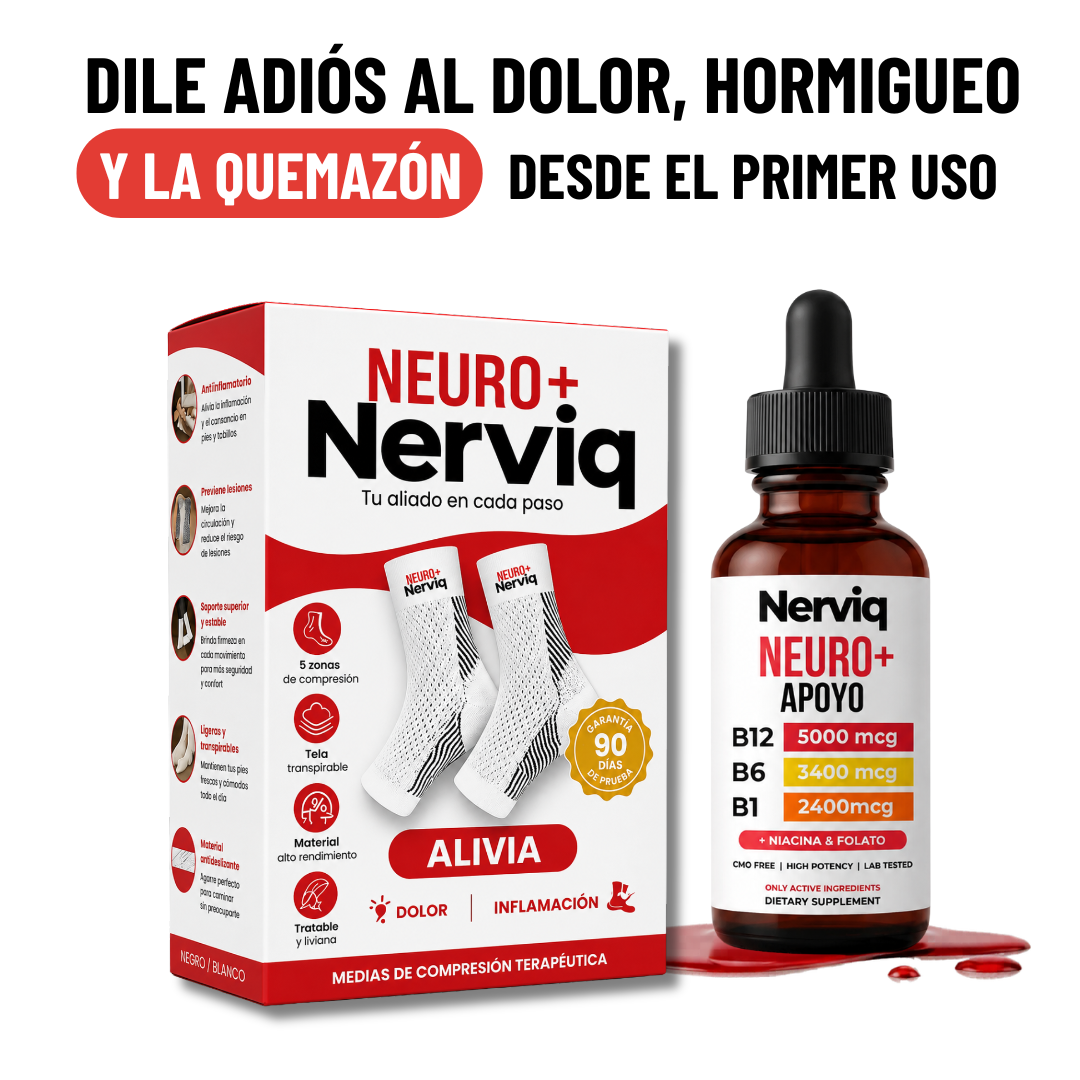 Nerviq® Fórmula Avanzada para la Regeneración Nerviosa